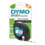 DYMO LetraTag plasttape hvid 12mm