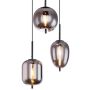 Globo pendel Blacky sort/røg 3xE14 40 W Ø46 cm