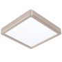 Eglo LED-loftlampe Fueva-Z stål IP44 2700-6500K 21x21 cm