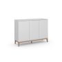 Notio Living skænk hvid 1200x850x410 mm
