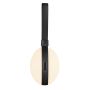 Nordlux LED-batterilampe Bring To-Go IP44 sort Ø12 cm