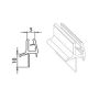 Universel tætningsprofil til 5 mm glas