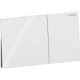 Geberit betjeningsplade Sigma 70 kantet hvid