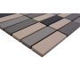 Mosaik Stick antislip Uni mix grå 28,6x29,5 cm