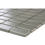 Mosaik Stick Uni metal mat 30x30 cm