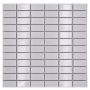 Mosaik Stick Uni hvid blank 30x30 cm