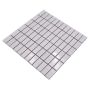 Mosaik Stick Uni hvid blank 30x30 cm