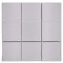 Mosaik Square Uni porcelæn hvid mat 29,8 x 29,8 cm