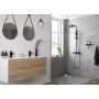 Damixa brusesystem Silhouet mat sort