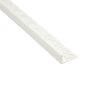 Primo fliseprofil plast hvid 2,5 m