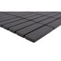 Mosaikflise Stick Uni sort R10 28,6 x 29,5 cm