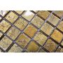 Mosaik Trend glas guld 30x30 cm