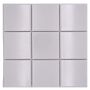 Mosaik Square Uni porcelæn hvid blank 29,8 x 29,8 cm