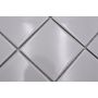 Mosaik Square Uni porcelæn hvid blank 29,8 x 29,8 cm