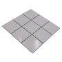 Mosaik Square Uni porcelæn hvid blank 29,8 x 29,8 cm