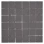 Mosaik Quadrat uglaseret antislip brun 29,1x29,1 cm