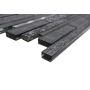 Mosaik Interlock krystal/alu sort mix 29,8 x 31 cm