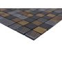 Mosaik Eco genanvendt glas antracit/bronze 31,5 x 31,5 cm