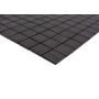 Mosaik Eco genanvendt glas uni sort 31,5 x 31,5 cm