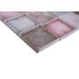Mosaik square crystal mix farve 300X300X8 mm