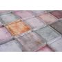 Mosaik square crystal mix farve 300X300X8 mm