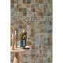 Mosaikflise Square beige/brun 290x290x10 mm