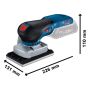 Bosch rystepudser GSS 18V-13 Professional Solo inkl. L-Boxx u/batteri & lader