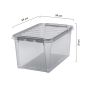 SmartStore Colour 46 transparent grå