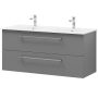 Camargue badmøbelsæt Freja grå D 120 cm