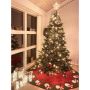 Juletræ kunstig PE/PVC Lifa 210x142cm m/LED lys og stjerne