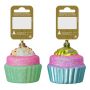 Geroma cupcake plast 7,5 cm 