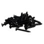 Fibrotech skruer til akustikpanel 4,0x30 mm TX20 sort 100 stk