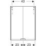Ifö spejlskab Option hvid B50 cm