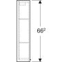 Ifö spejlskab Option hvid B50 cm