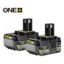 Ryobi batterisæt RB1850X2F24 One+ 18V Li-Ion 5,0Ah 2 stk.