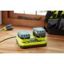 Ryobi dobbeltlader RC18240 One+ 18V