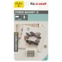 Fix-o-moll magnet cylinder 4x8 mm 10 stk.