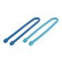 Fix-o-moll kabelbinder 31 cm blå/lysblå 2 stk. 