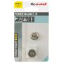 Fix-o-moll topmagnet 20 mm m/bøsning 