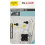 Fix-o-moll magnet trekant 12x20 mm 4 stk. 