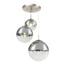 Globo pendel Varus sølv 3xE27 Ø51 cm