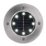 Globo solar spydlampe IP44 rustfri stål Ø11,8 cm 4 stk.