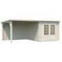 Palmako hytte Ella ubehandlet nordisk gran 15,9 m²