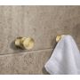 Smedbo håndklædekroge Home børstet messing 2 stk.