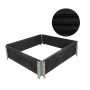 Garden Life Premium højbed træ sort 60x80x20 cm