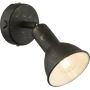 Globo spotlampe Namus sort/guld E14 40 W 15 cm