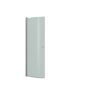 Scanbad buet svingdør H200x72-74 cm satin/isglas