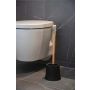 Toiletbørste basic sort bambus