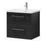 Camargue badmøbelsæt Viggo sort træ 60 cm 