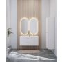 Scanbad spejl Corona m/integreret lys 105x50 cm